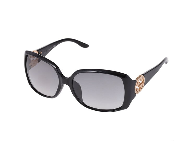 楽天市場】グッチ・GUCCI サングラス 黒 サイドロゴ GG3520/F/S【中古 