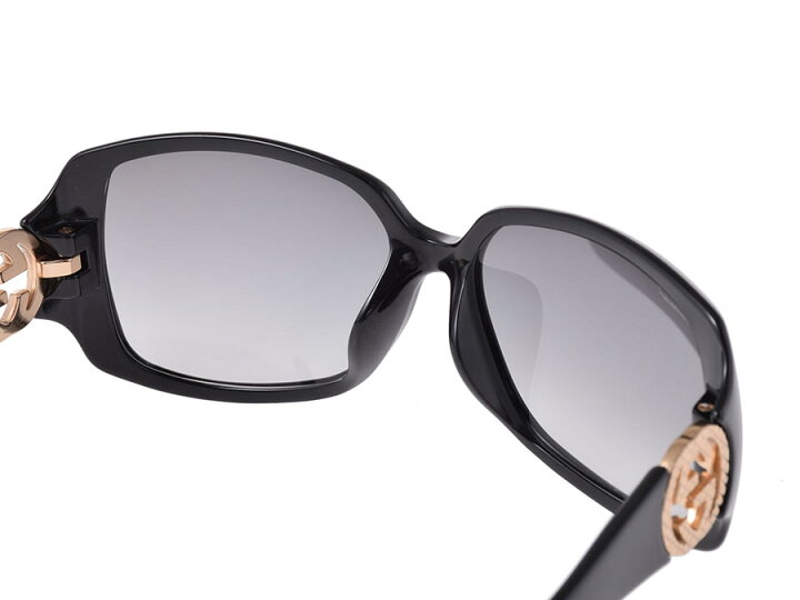 楽天市場】グッチ・GUCCI サングラス 黒 サイドロゴ GG3520/F/S【中古 