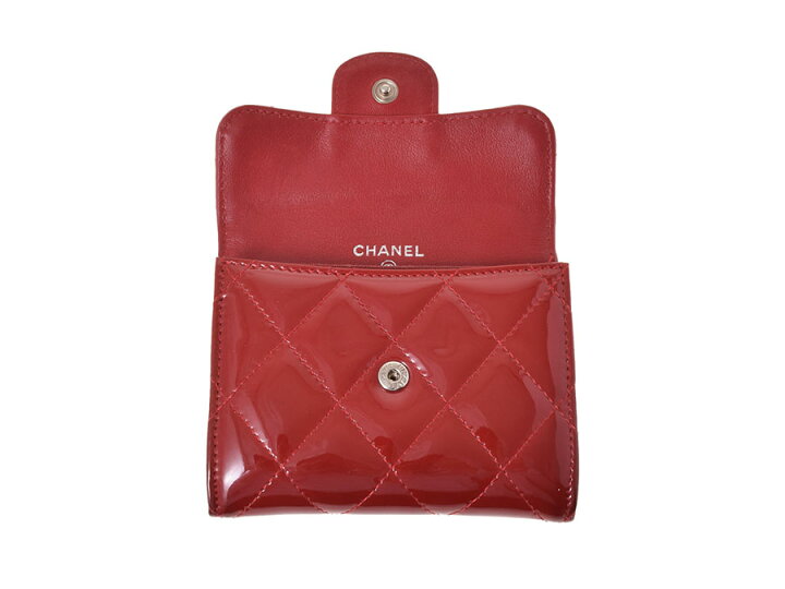 楽天市場】シャネル・CHANEL マトラッセ コインケース エナメル 赤 