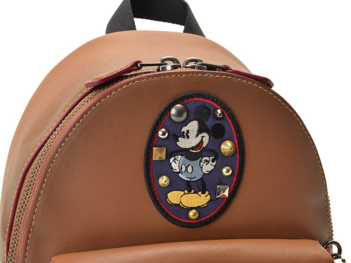 楽天市場】中古 コーチ バックパック Disneyコラボ 限定 レザー 茶 