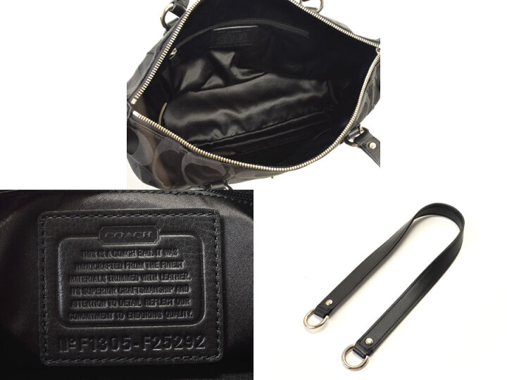 楽天市場】コーチ・COACH 2WAYハンドバッグ シグネチャー キャンバス  