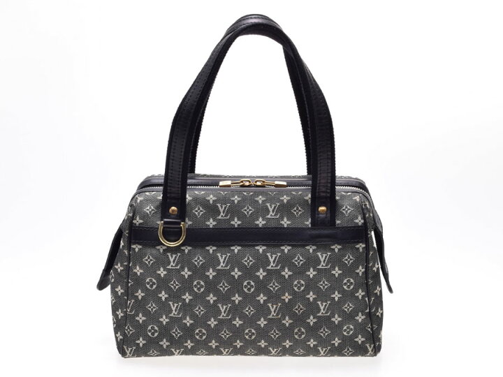 楽天市場】中古 ルイヴィトン モノグラムミニ ジョセフィーヌPM 黒  