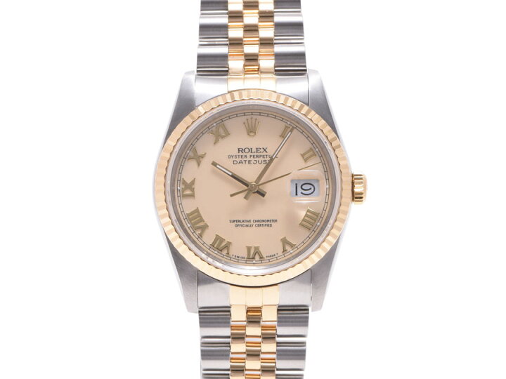 楽天市場】ロレックス・ROLEX デイトジャスト16233 R番 YG SS 自動巻  