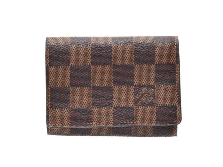 楽天市場】中古 ルイヴィトン ダミエ 名刺入れ N62920 未使用 LOUIS 