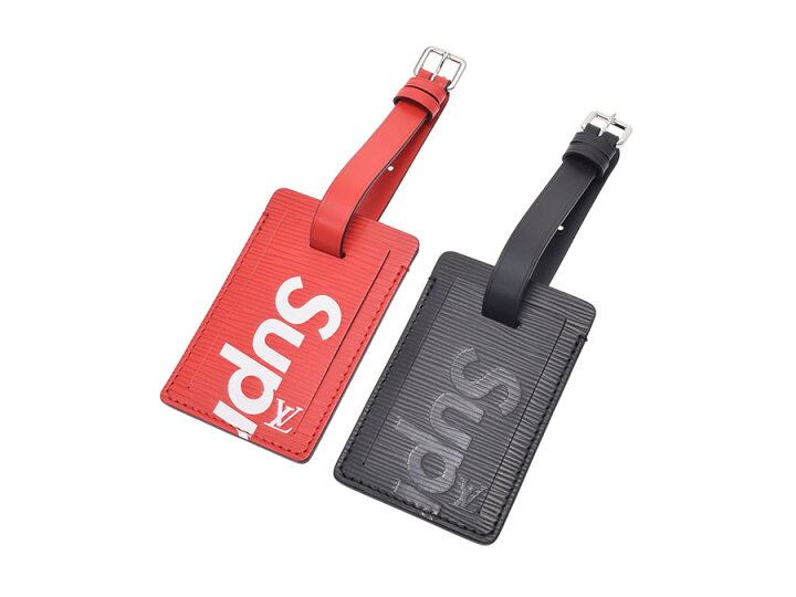 楽天市場】中古 ルイヴィトン エピ Supreme コラボ ネームタグセット  
