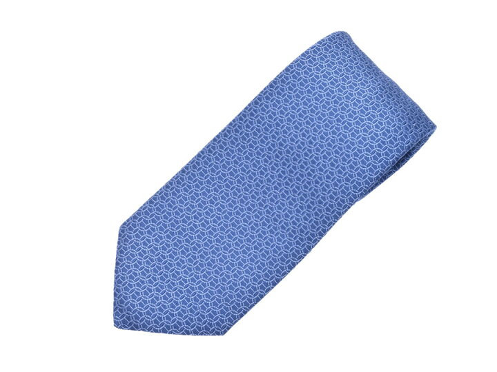 楽天市場】中古 エルメス ネクタイ シルク100％ 青 箱 HERMES◇ : 銀蔵 