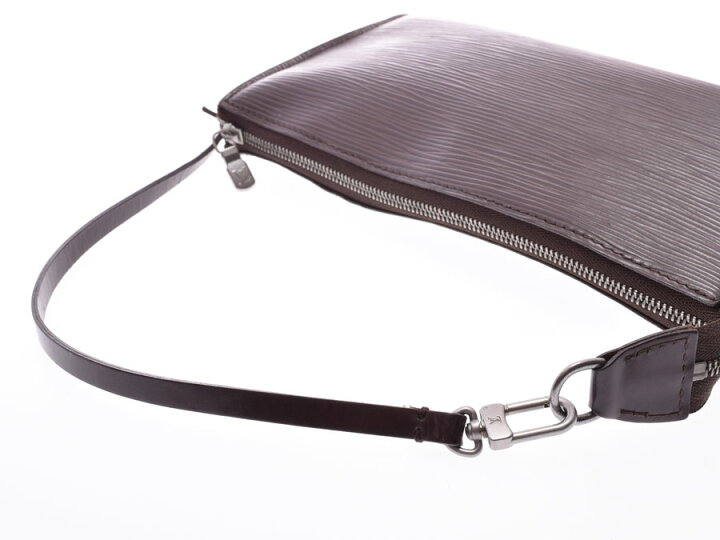 本物 ルイヴィトン LOUIS VUITTON LV シャーウッド エピ レザー ポーチ  