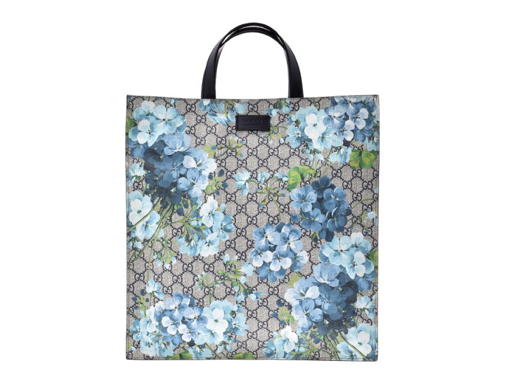 楽天市場】グッチ GGスプリーム ブルーム 2WAYトートバッグ ブルー系  