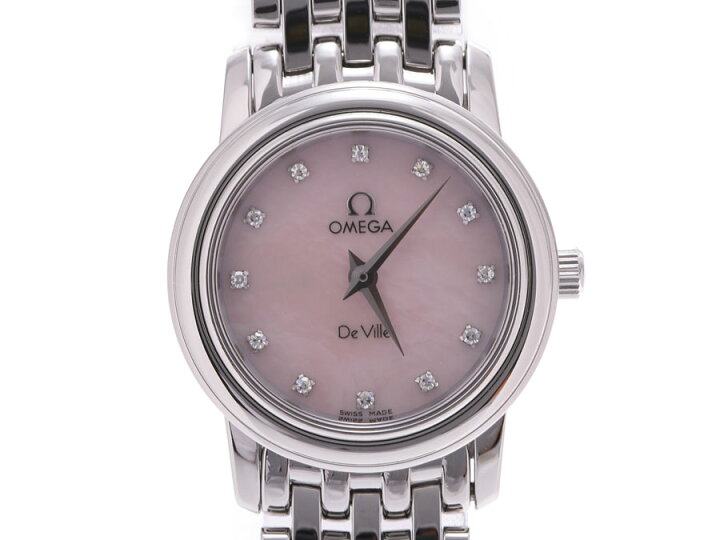 楽天市場】オメガ デビル プレステージ ピンクシェル文字盤 4570.76  