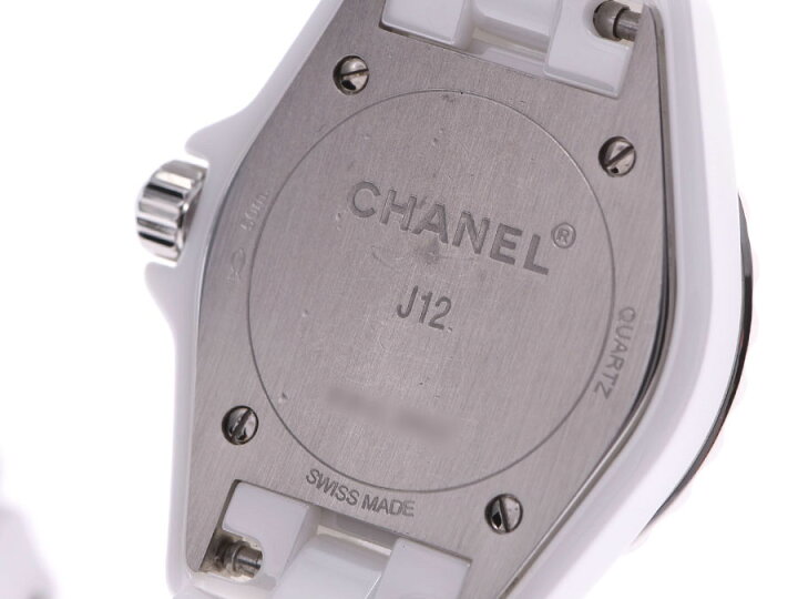 楽天市場】シャネル J12 28mm シェル文字盤 H2570 レディース 白 
