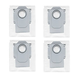 ロボロック Roborock ゴミ収集ドック用使い捨て紙パックC Q Revo 4枚 互換品