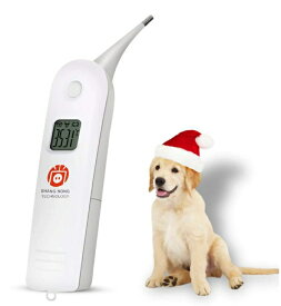 動物用体温計電子体温計 ペット温度計 最速の測定時間は6秒に達することができます、です犬、猫、馬、ペット、家畜のための速直腸温度計