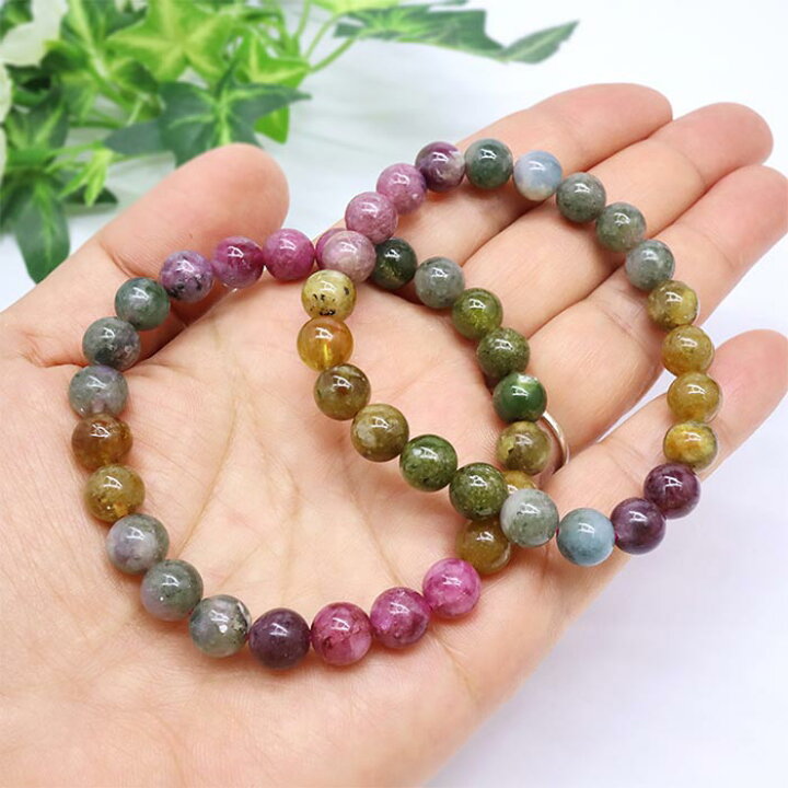 楽天市場】トルマリン ブレスレット 8-9mm 内周 13cm～24cm 天然石 