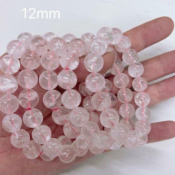 楽天市場】アイリス ローズクォーツ ブレスレット 8mm 10mm 12mm 