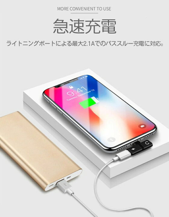 楽天市場 Iphone イヤホン 変換アダプタ 4 In 1 充電しながらイヤホン 音楽 通話 Ios 対応 Iphone 充電 イヤホン 同時 二股 アイフォン イヤホンジャック 同時 リモコン使用 ジョルノ