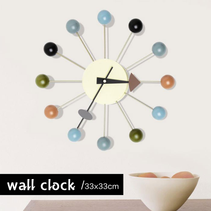 楽天市場】時計 掛け時計 ボールクロック 壁掛け時計 かけ時計