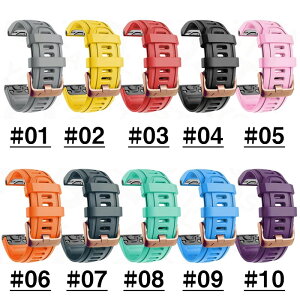 Garmin Fenix 7S 6S Pro 5S 対応 交換 バンド 替えベルト 時計バンド シリコン製 時計バンド サイズ調節可能 伸縮性 通気 軽量 柔らかい 簡単装着 スマートウォッチ 交換 バンド フィットビット ウォ