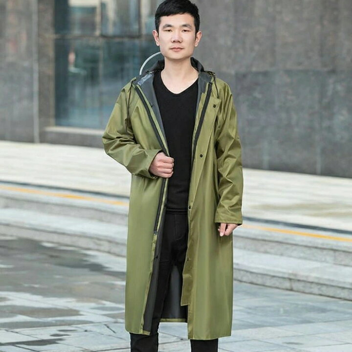楽天市場 レインウェア レディース 大きいつば ロング トレンチ レインコート メンズ 自転車 バイクレインコート 袖あり レインウェア ロングレインポンチョ おしゃれ 雨具 作業着 通勤 通学 防風防水 防塵防雪 高品質 男女兼用 レインウェア 均ヤード 2色選択可 ジョルノ