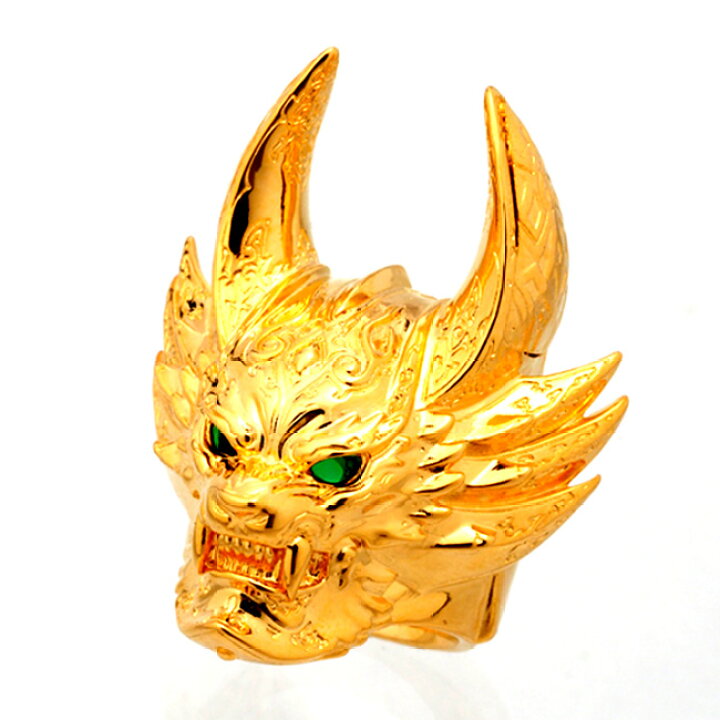 楽天市場】牙狼 GARO ガロ 黄金騎士GAROリング 鋼牙 ver. Goldメッキ 