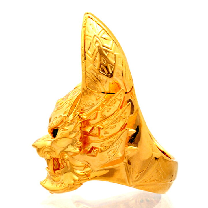 楽天市場】牙狼 GARO ガロ 黄金騎士GAROリング 鋼牙 ver. Goldメッキ 