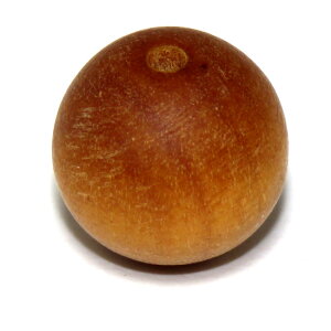 最高級白檀(老山白檀) サンダルウッド 約10ミリ丸玉 パーツ インド産 1粒 数珠 ブレスレット parts122