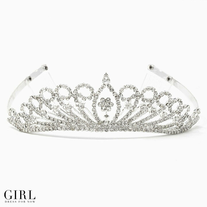 楽天市場 たっぷりラインストーンが輝く プリンセスティアラ ヘアコーム 結婚式 ウェディング ブライダル Tiara パーティー ラインストーン 二次会 2次会 通信販売 通販 楽天 髪飾り 披露宴 花嫁 アクセサリー 春 夏 秋 冬 パーティードレス通販 Girl
