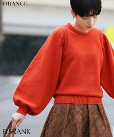 【64％OFF】ニット セーター レディース トップス 1枚で決まる 長袖 ゆったり 着痩せ プルオーバー おしゃれ きれいめ 体型カバー かわいい クルーネック シンプル 大きいサイズ 可愛い 袖あり ボリュームスリーブ