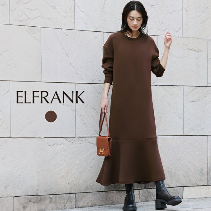 楽天市場】【60％OFF】ワンピース 秋 レディース 長袖 ニット きれいめ 