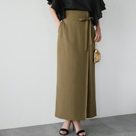 【52％OFF】スカート ロング ひざ下 大きいサイズ レディース ボトムス ミモレ丈 大人 ミモレ丈スカート カジュアル おしゃれ 可愛い かわいい きれいめ 20代 30代 40代 50代 タイトスカート ラップスカート風 ハイウエスト 巻きスカート