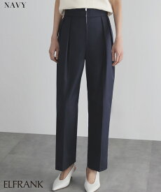 【在庫限り！27％OFF】パンツ レディース 大きいサイズ きれいめ テーパードパンツ タックパンツ ロング ボトムス ロング丈 大人 カジュアル おしゃれ 可愛い かわいい 20代 30代 40代 50代 ウエストゴム ハイウエスト ロングパンツ 無地 洗える