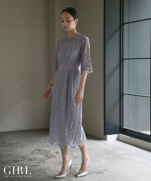 楽天市場 パーティードレス 結婚式 ワンピース ドレス 袖あり 大きいサイズ ロング ロング丈 長袖 レース フォーマルワンピース 代 30代 40代 50代 他と被らない ミモレ丈 お呼ばれ 総レース 体型カバー パーティドレス 大人 韓国 春 夏 秋 冬 パーティードレス通販 Girl