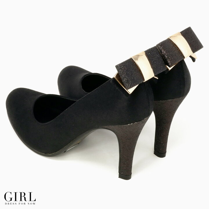 楽天市場 5696円 本日限定クーポン利用で パンプス 痛くない ブラック 結婚式 黒 シューズ レディース 靴 大きいサイズ パーティー パーティーシューズ 柔らか 歩きやすい ハイヒール ラウンドトゥ リボン ラメ ベージュ オフィス 謝恩会 卒園式 二次会 入園式 入学式