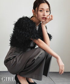 結婚式 トップス ブラウス ボレロ ドレス パーティードレス 袖あり 大きいサイズ フォーマルドレス ショート丈 半袖 二次会 披露宴 お呼ばれ 上品 他と被らない 体型カバー 40代 30代 20代 50代 袖付き アウター チュール シアー シースルー フリル レイヤード シャギー