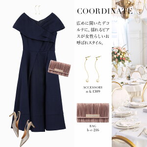 楽天市場 結婚式 ワンピース パーティードレス ドレス 大きいサイズ ロング丈 ロング 袖ありミモレ丈 ネイビー ゆったり 小さいサイズ お呼ばれ 他と被らない 代 30代 40代 50代 ドレス 成人式 同窓会 二次会 ゲストドレス 袖付き 半袖 抜き襟 抜け感 アシンメトリー