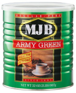 MJB アーミーグリーン 907g コーヒー(粉) 大型缶入り*2缶