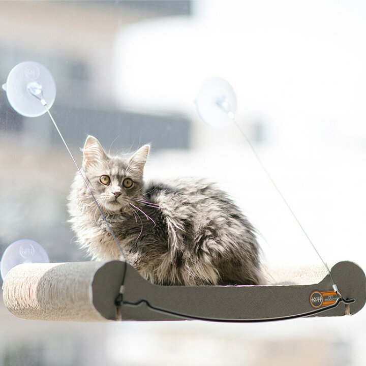 楽天市場 猫 ベッド おもちゃ K H ケーアンドエイチ キャットハウス 窓貼りタイプ Ez Mount Kitty Still ラッピング対応 メッセージカード対応 猫 ベッド キャットベッド 爪とぎ キャットハウス おしゃれ 窓 ネコ Uminecco ウミネッコ