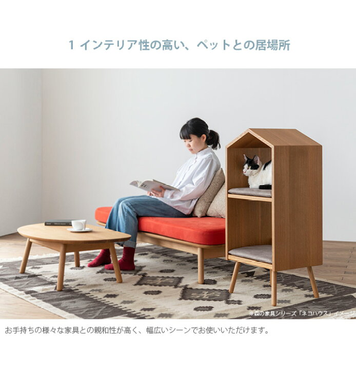 楽天市場】HIDA ヒダ 森のペット家具 ペットソファ 犬用 【メッセージ 