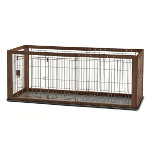 犬 サークル Richell リッチェル 木製スライドペットサークル レギュラー 【メッセージカード対応】 犬用 サークル ケージ 伸縮 木製 ドア付き 扉付き 小型犬