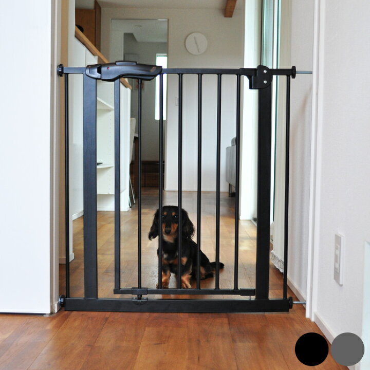楽天市場 ペットフェンス おしゃれ 突っ張り 犬 ペットゲート Uminecco ウミネッコ ツヤ消し スチールゲート ペットゲート 突っ張り ペットフェンス セーフティゲート おしゃれ ドア付き 扉 脱走防止 シンプル かっこいい Uminecco ウミネッコ