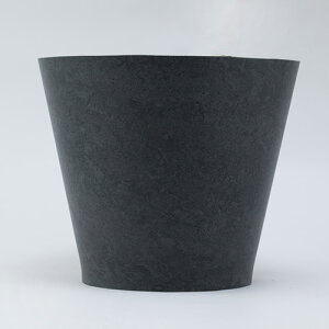 100percent 100パーセント Earth Pot リノリウム&ソーサー M (6号、7号、8号鉢) 【メッセージカード対応】 ポットカバー 鉢カバー ソーサー付き おしゃれ 6号 7号 8号 エコ 屋内 室内