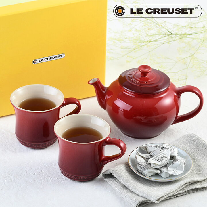 楽天市場】Le Creuset ル・クルーゼ ティーポット＆マグSS 2個  