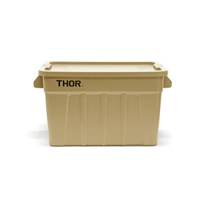 THOR \[ LARGE TOTES WITH LID 75L ybZ[WJ[hΉz [{bNX Rei  vX`bN jZbNX AEghA [ Wt K[W ԍ