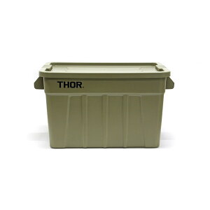 THOR \[ LARGE TOTES WITH LID 75L ybZ[WJ[hΉz [{bNX Rei  vX`bN jZbNX AEghA [ Wt K[W ԍ