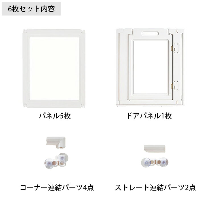 楽天市場】Petifam ペティファーム ホワイトフレーム クリアサークル 6 