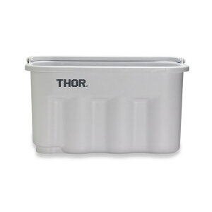 THOR ソー QUADRATE BUCKET DC 9.5L 【メッセージカード対応】 バケツ 四角 小物入れ おしゃれ ゴミ箱 収納 スクエア 掃除用具 工具入れ アウトドア
