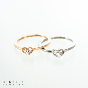 【ゆうパケットのみ送料無料】サージカルステンレススイートハートピンキーリング ステンレス|3号|重ね付け|ファランジリング|ミディーリング|20P20Feb16