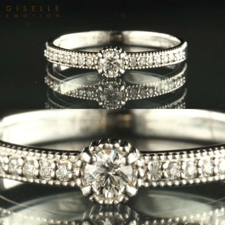 楽天市場】婚約指輪【10大特典あり】『エンゲージリング0.18ct 