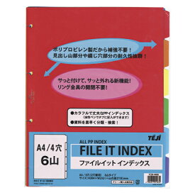 ファイルイット インデックス ファイル ケース クリヤーファイル ファイル用インデックス テージー FCIN-4406 4904611015834