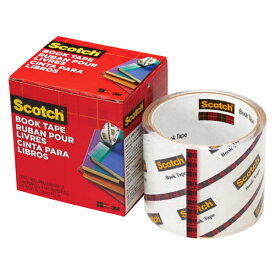 ブックテープ 製本テープ スコッチ scotch 透明ブックテープ 76.2mm 書籍補修補強用テープ スリーエム 845 76 資料 書類 本 雑誌 補修 補強 オフィス 学校 事務用品 便利