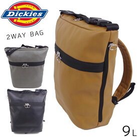 DICKIES ディッキーズ リュック レディース おしゃれ メンズ 2way バッグ SYNTHETIC LETHER 合皮 ベージュ/ブラック/グレー 14504600 ショルダーバッグ バックパック デイパック リュックサック 斜めがけ 通学 通勤